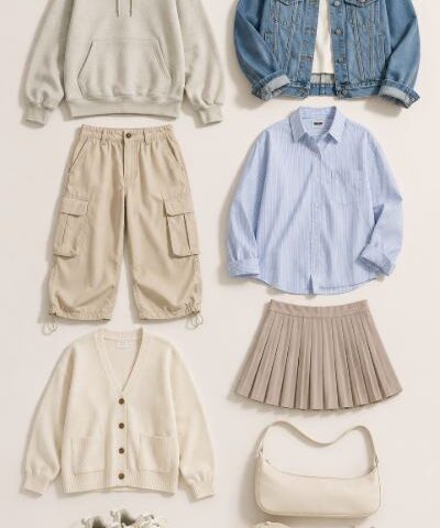 photo vêtements coréens look inspiré de la Corée du Sud